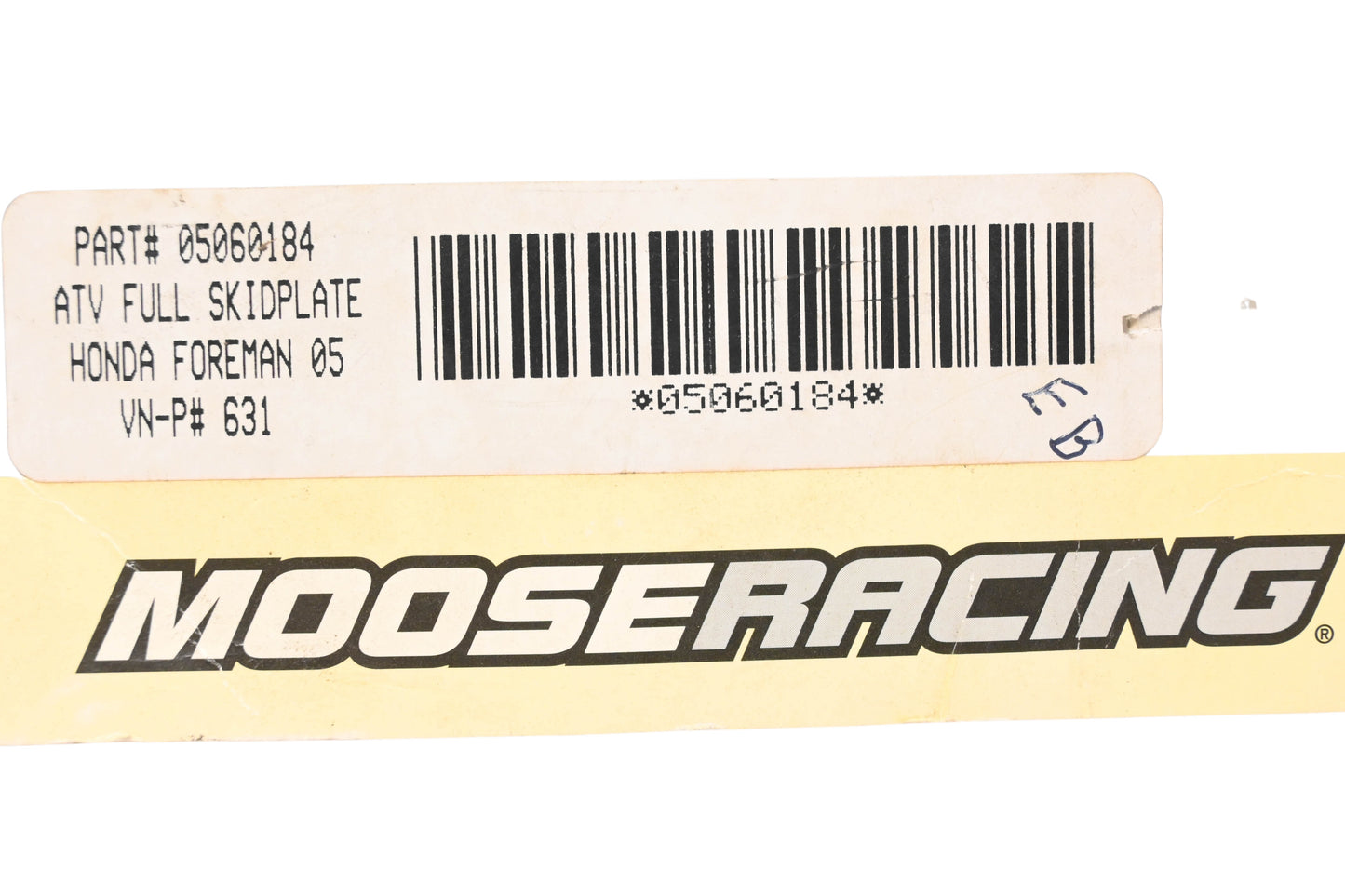 Moose Racing 05060184, 631 ATV Full Skid Plate Kit NOS