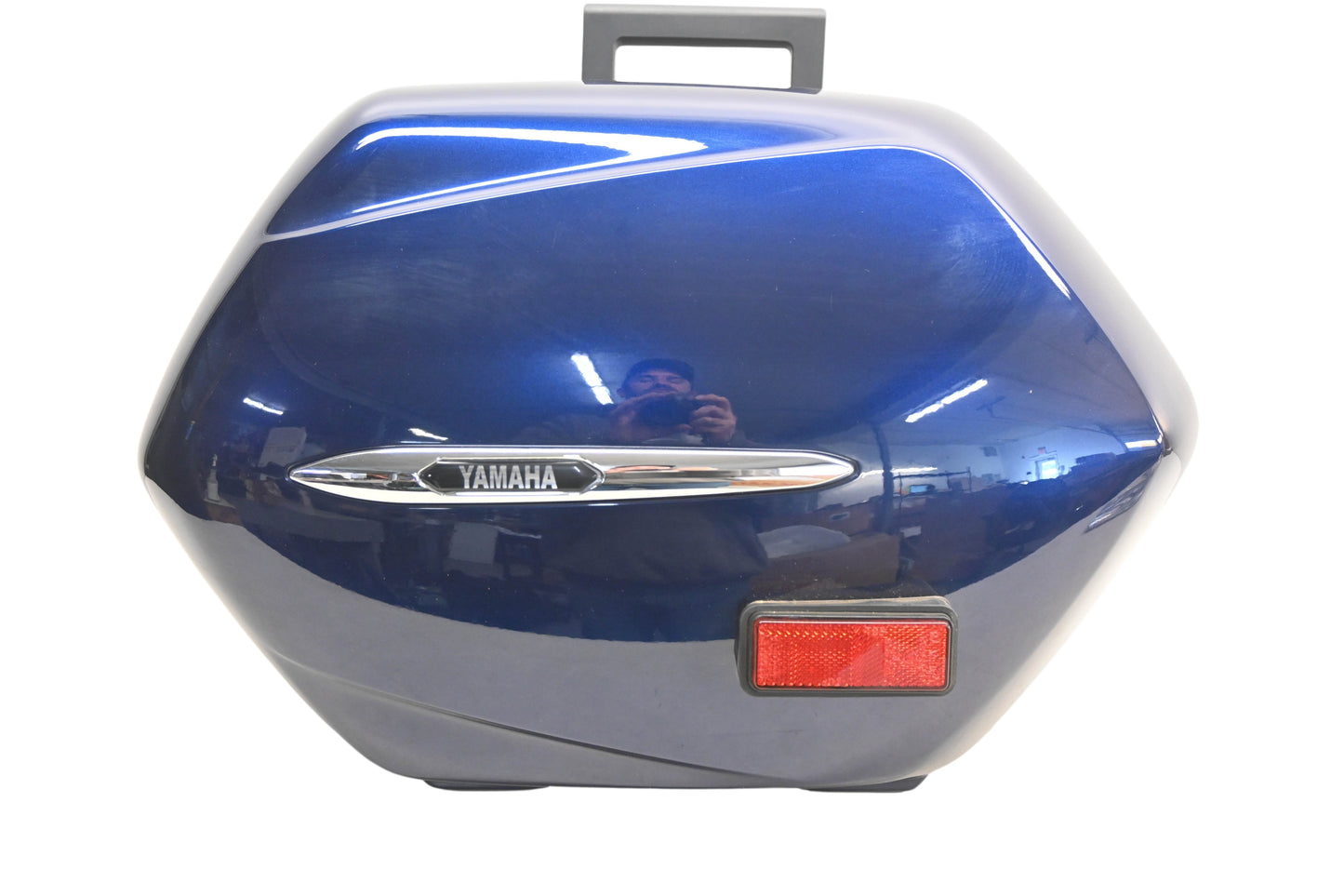 New OEM Yamaha 1CY-F8441-P0-00 Blue Lefthand Luggage Saddlebag NOS