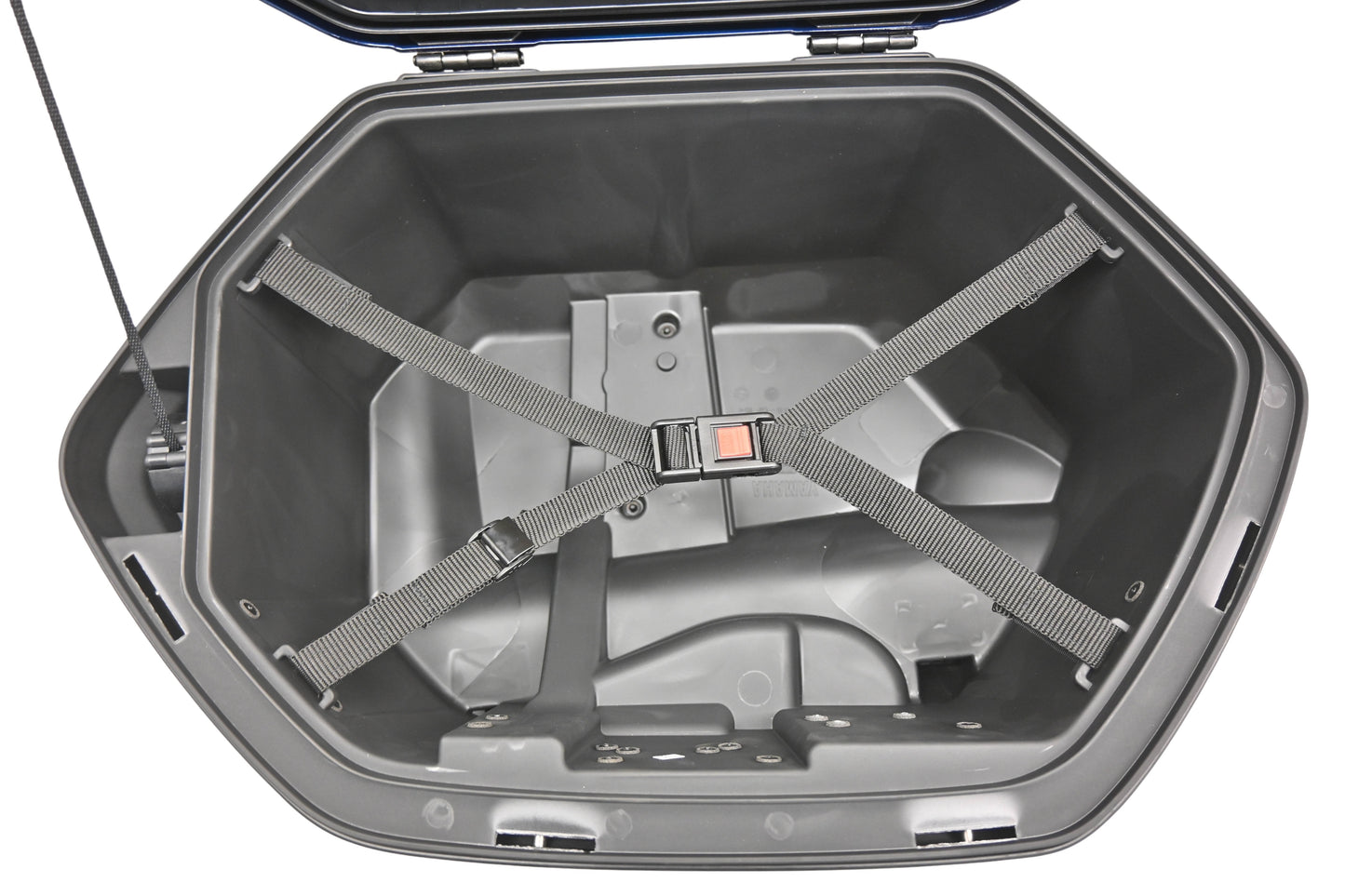 New OEM Yamaha 1CY-F8441-P0-00 Blue Lefthand Luggage Saddlebag NOS