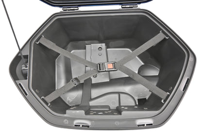 New OEM Yamaha 1CY-F8441-P0-00 Blue Lefthand Luggage Saddlebag NOS