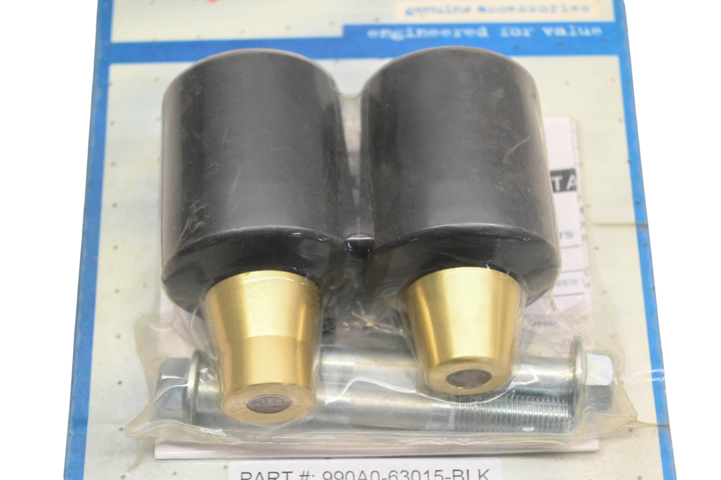 New OEM Suzuki 990A0-63015-BLK Black Chassis Frame Slider Kit NOS