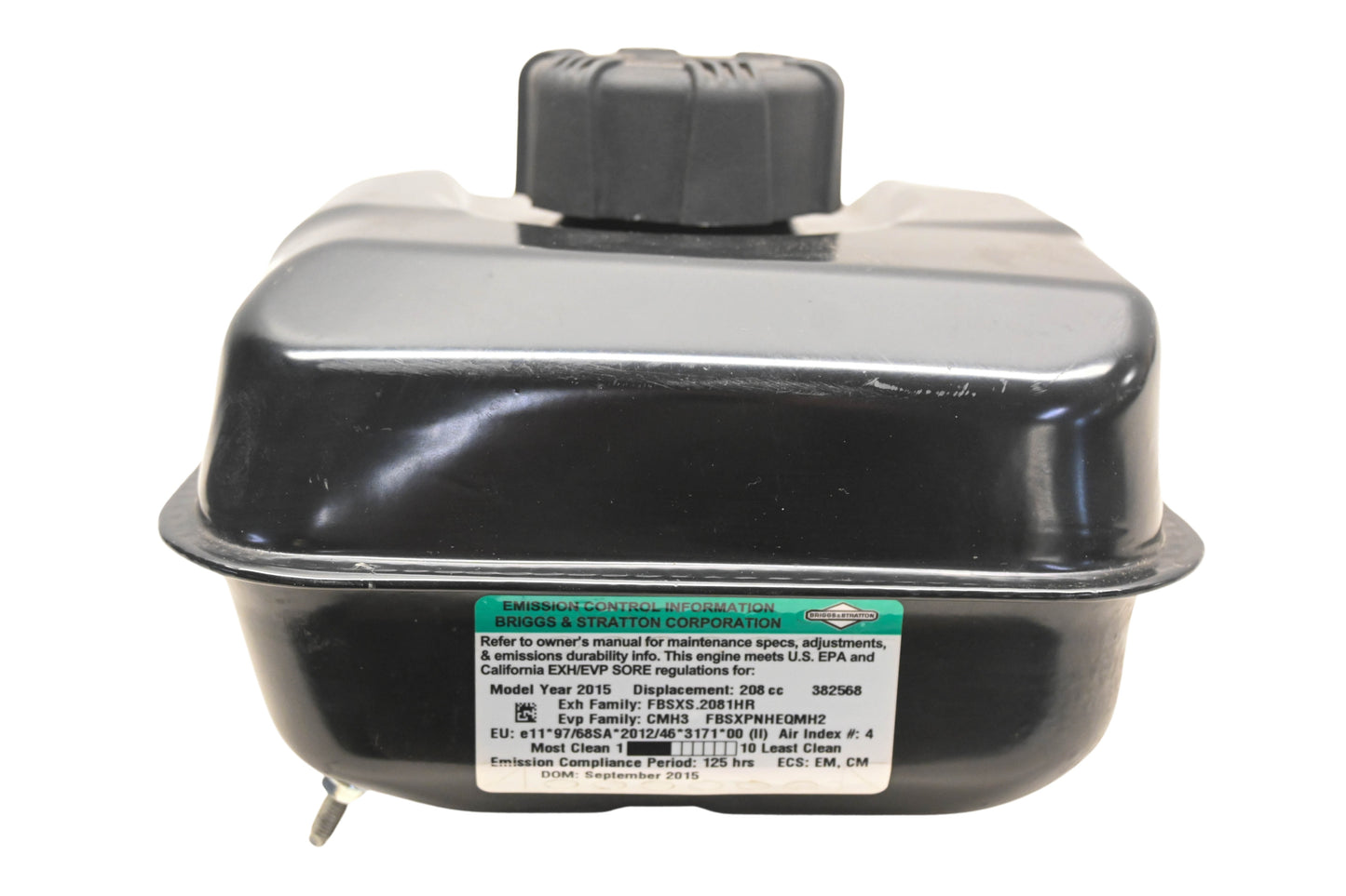 OEM Briggs & Stratton 20822191 2015 208cc Fuel Tank Assembly