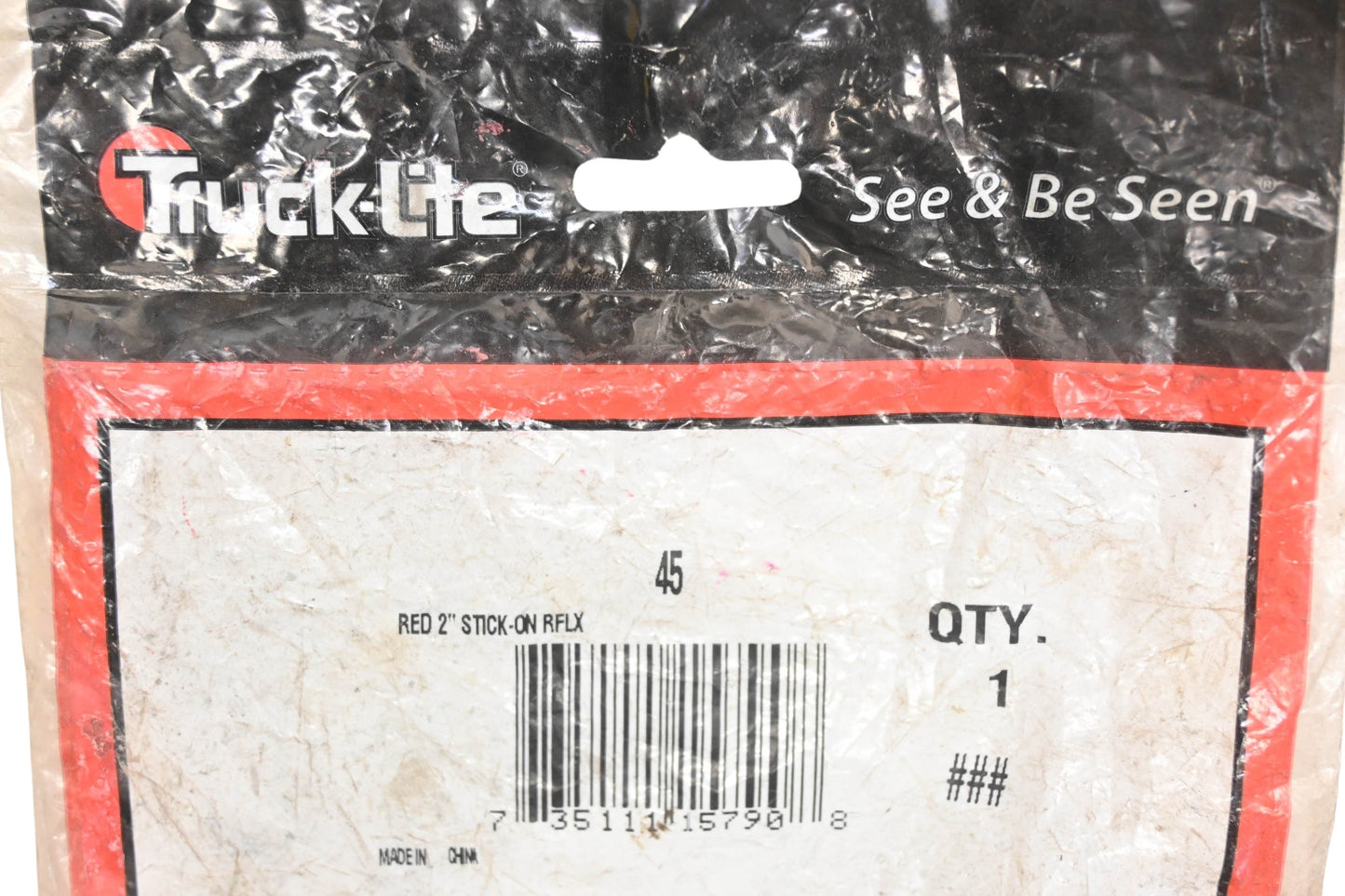 Truck-Lite 45, A047280, 02-1106 Red 2-3/16" Reflector NOS