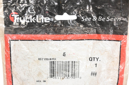 Truck-Lite 45, A047280, 02-1106 Red 2-3/16" Reflector NOS