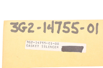 New OEM Yamaha 3G2-14755-01-00 Silencer Gasket NOS