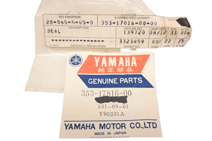 New OEM Yamaha 353-17816-00-00 Housing Seal NOS