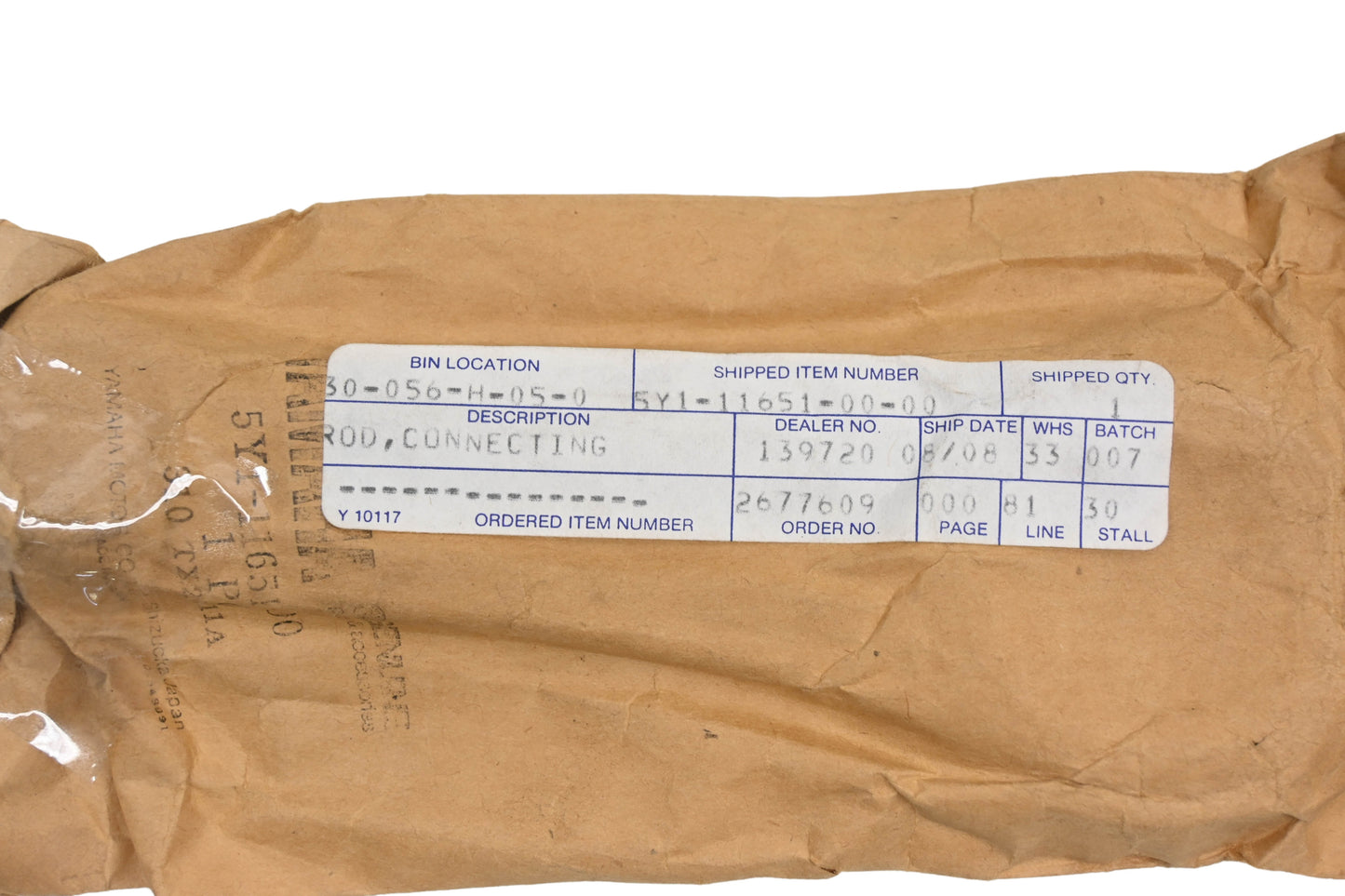 New OEM Yamaha 5Y1-11651-00-00 Connecting Rod NOS