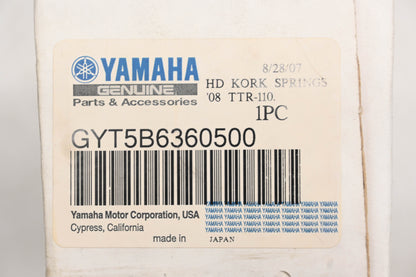 New OEM Yamaha GYT-5B636-05-00 Fork Spring Kit NOS