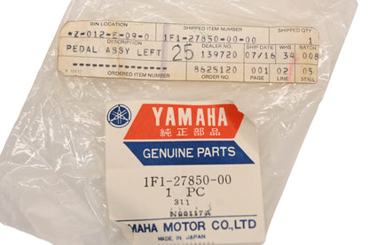 New OEM Yamaha 1F1-27850-00-00 Left Pedal Footrest NOS