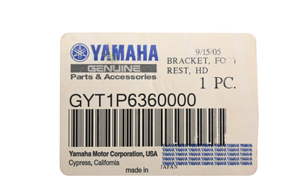 New OEM Yamaha GYT-1P636-00-00 Foot Rest Bracket NOS