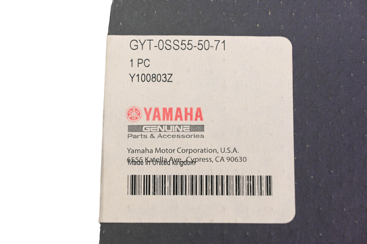 New OEM Yamaha GYT-0SS55-50-71 Rear Clear Blue Sprocket 45T NOS