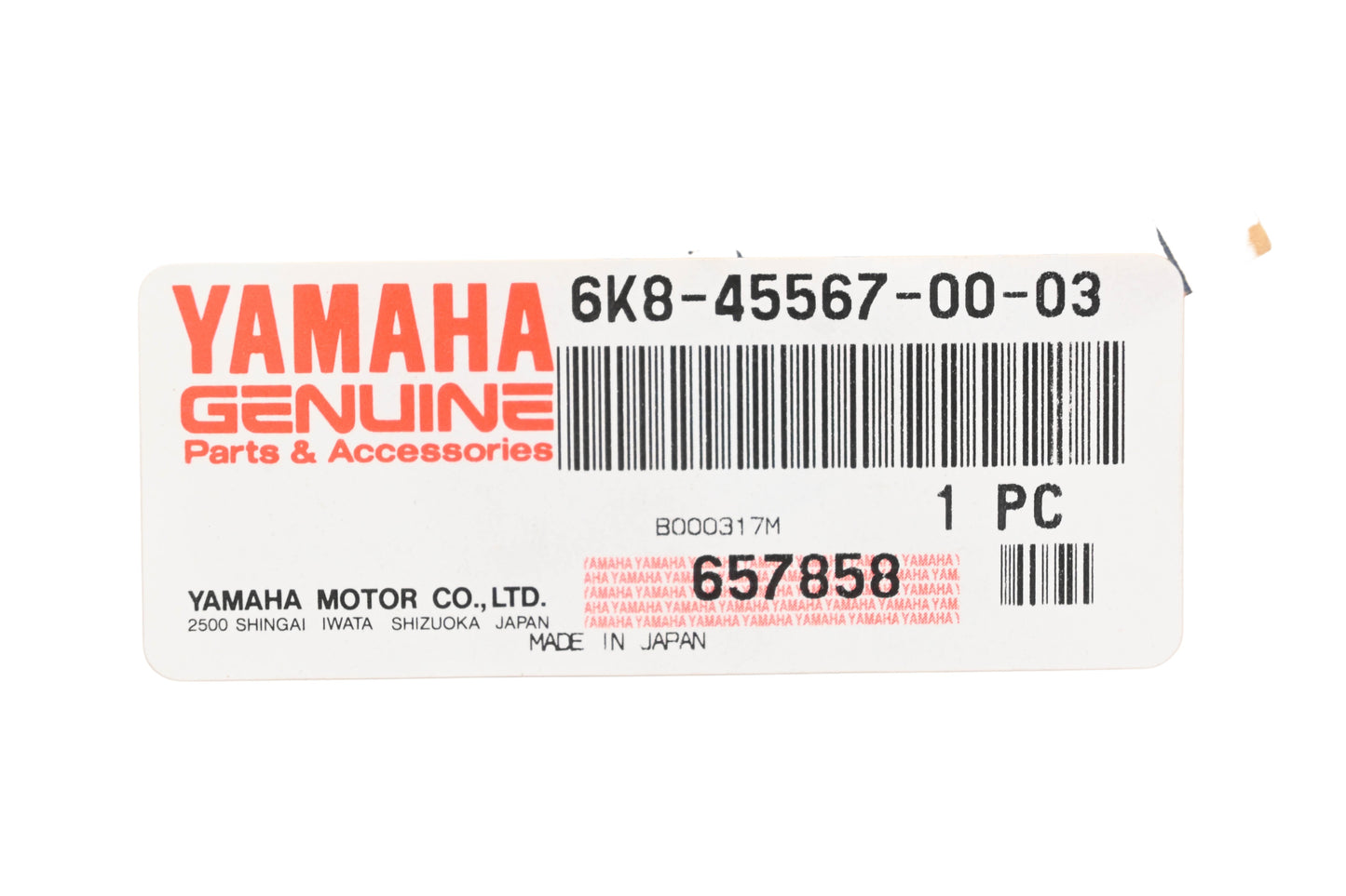 New OEM Yamaha 6K8-45567-00-03 Shims Qty 2 NOS
