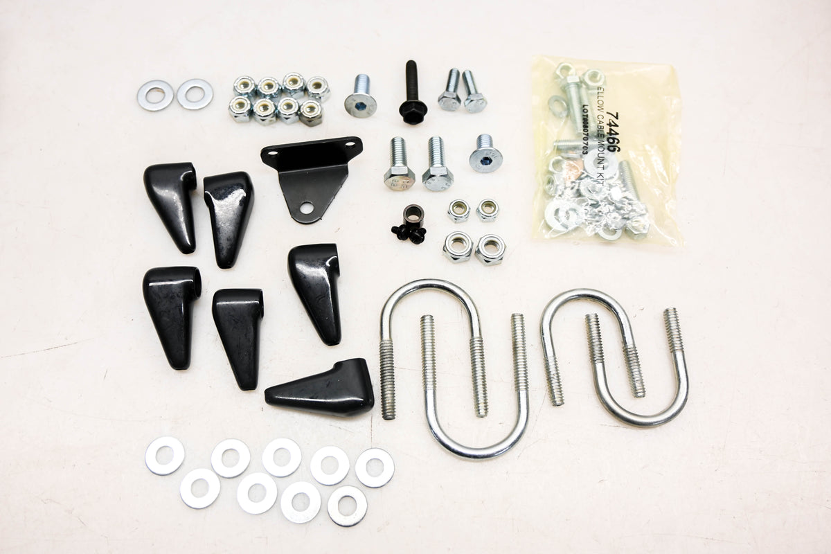 Warn 79378, ABA-37S69-40-08, ABA37S694008 Yamaha Grizzly 450 Winch Mounting Kit NOS