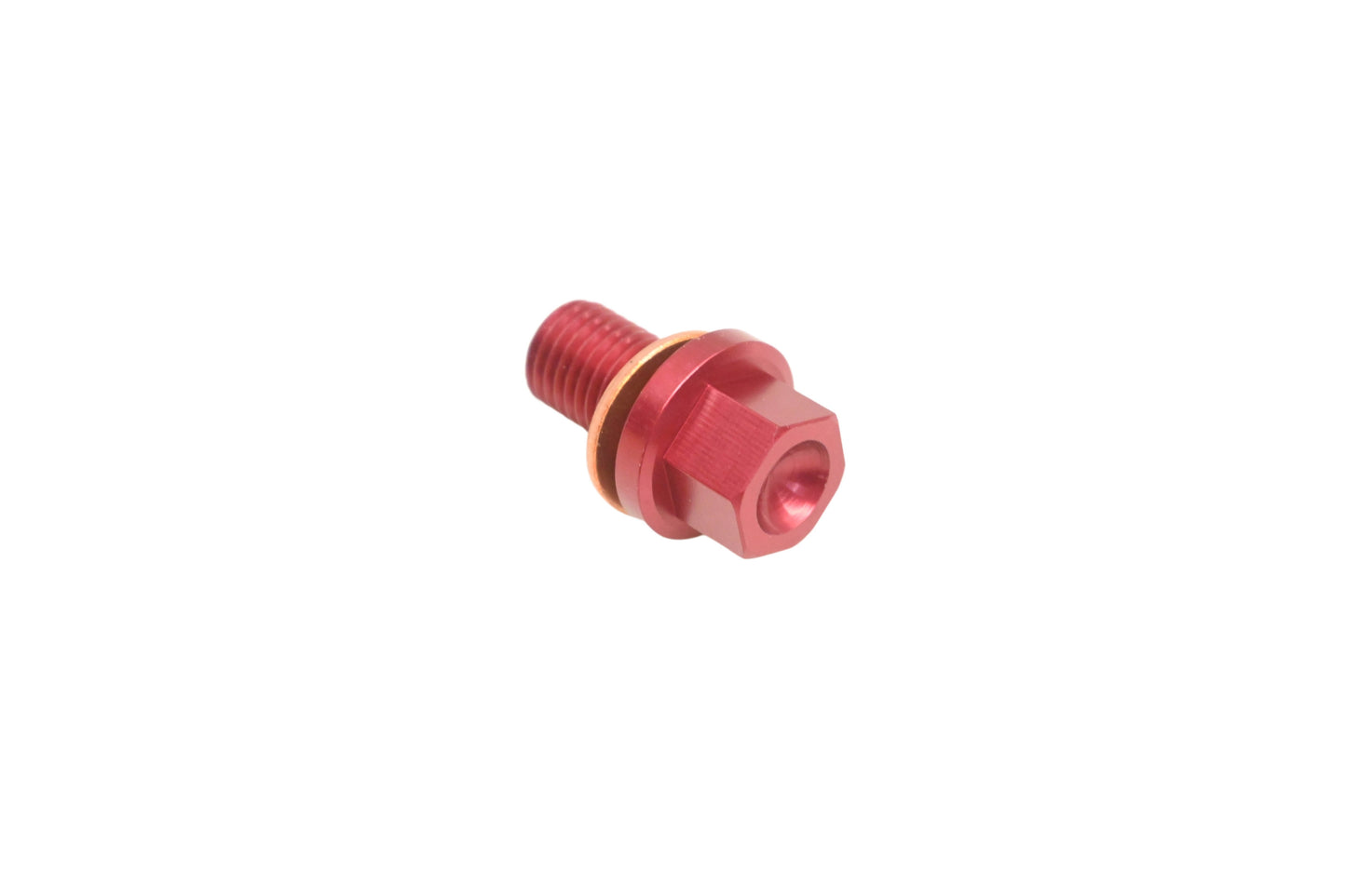 New OEM Yamaha 18P-E51C0-U0-00, 18PE51C0U0 Red Magnetic Drain Plug NOS