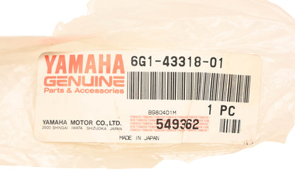 New OEM Yamaha 6G1-43318-01-00 Cover NOS