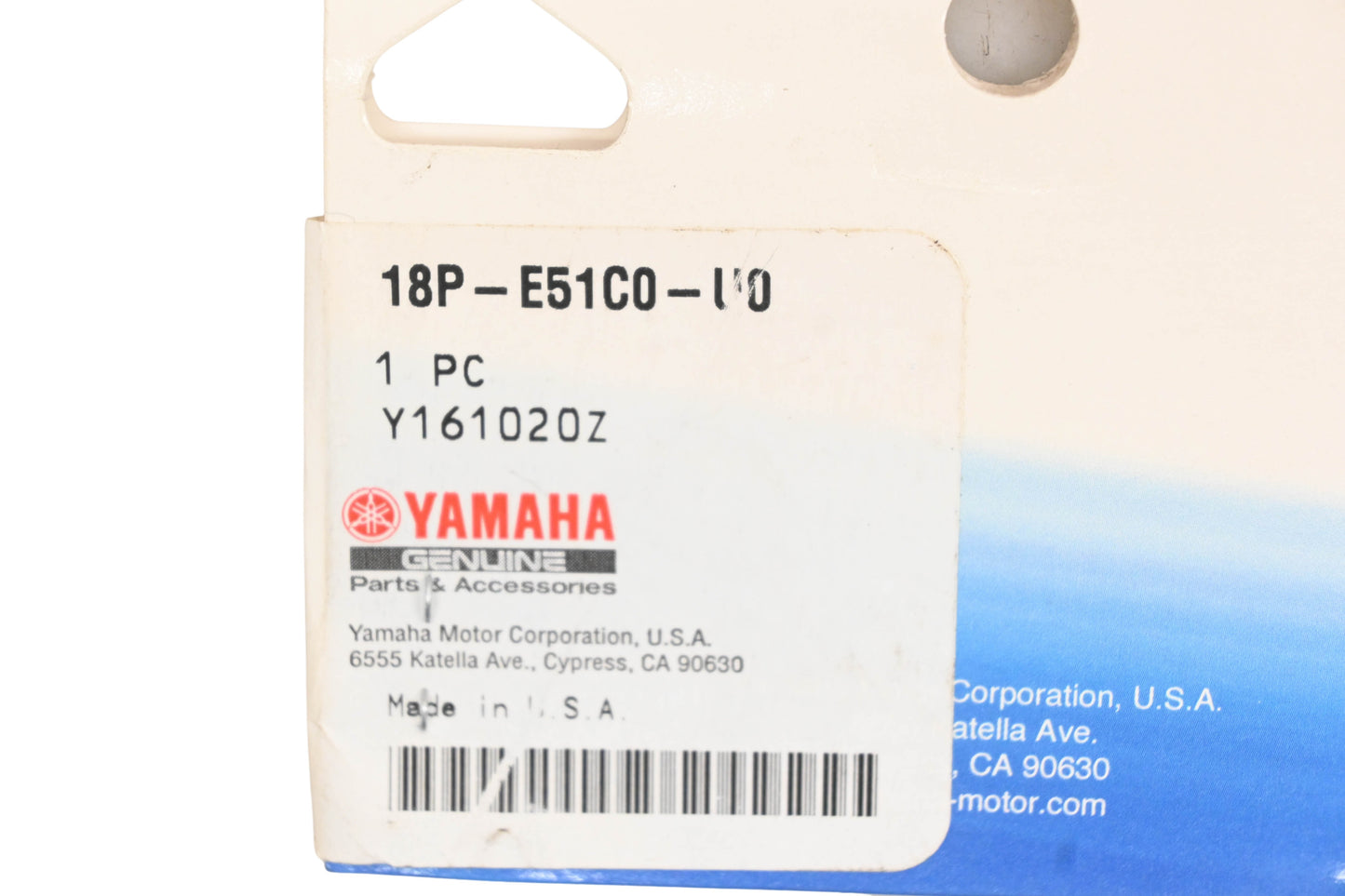 New OEM Yamaha 18P-E51C0-U0-00, 18PE51C0U0 Red Magnetic Drain Plug NOS