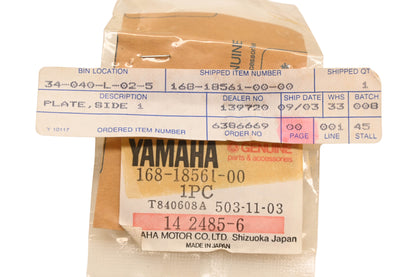 New OEM Yamaha 168-18561-00-00 Gear Shift Side Plate NOS
