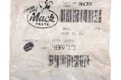 Mack 48AX19, 25097729 Detent Ball NOS