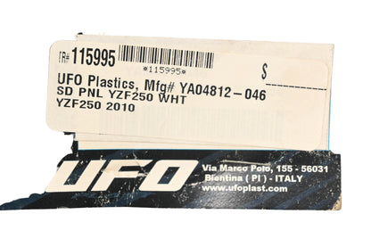 UFO Plast 115995, 11-5995, YA04812046 White Side Panel Kit NOS
