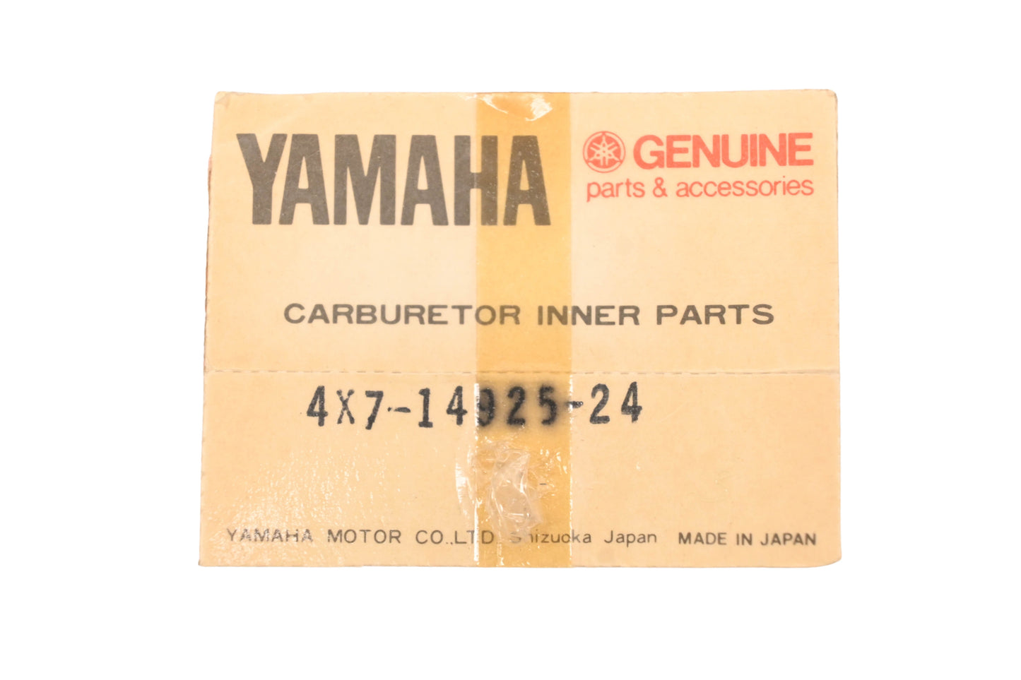 New OEM Yamaha 4X7-14925-24-00 Main Jet #124 NOS