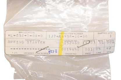 New OEM Yamaha 1J7-14938-00-00 Starter Spring NOS