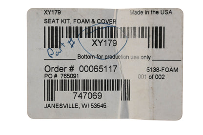 Saddlemen XY179 Replacement Seat Assembly NOS