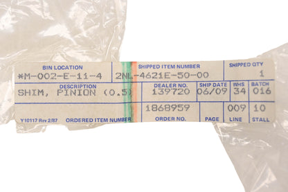 New OEM Yamaha 2NL-4621E-50-00 Pinion Shim NOS
