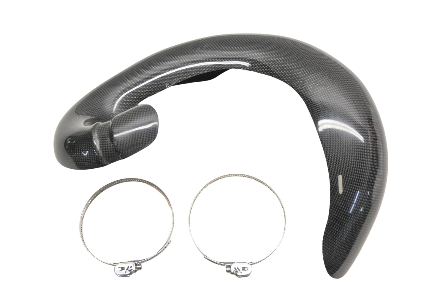New OEM KTM 55105994100 Carbon Pipe Guard Kit NOS