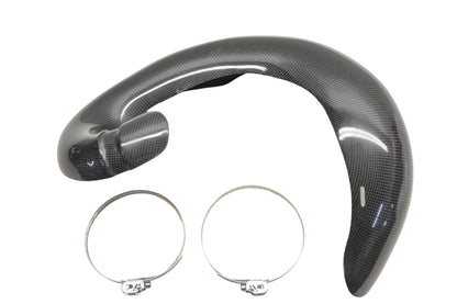 New OEM KTM 55105994100 Carbon Pipe Guard Kit NOS