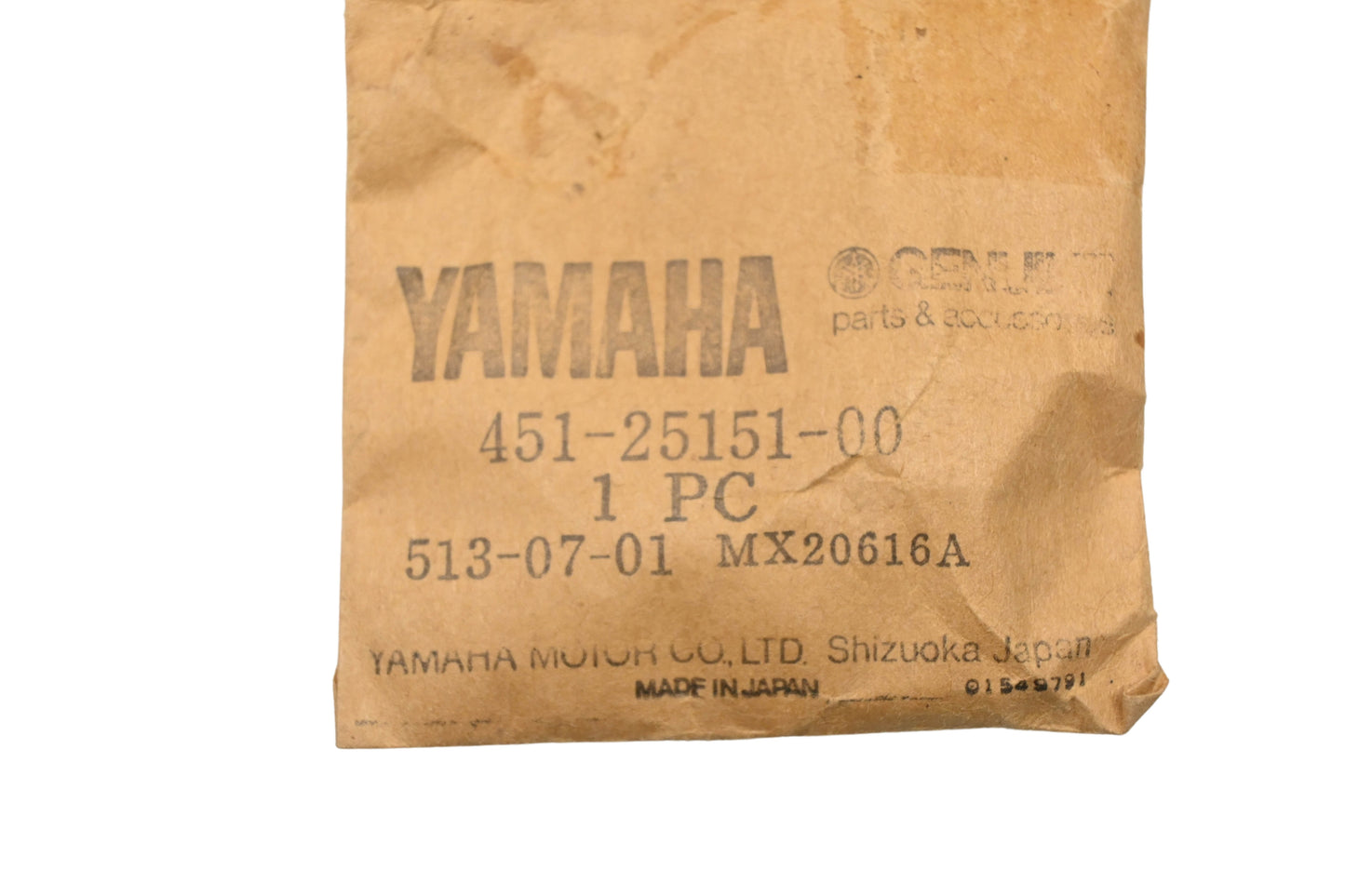 New OEM Yamaha 451-25151-00-00 Brake Camshaft NOS