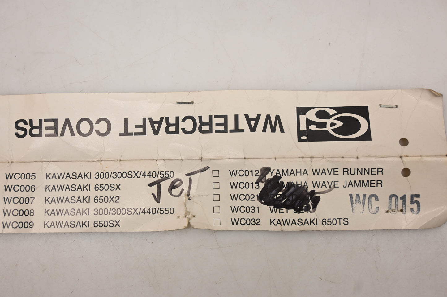 OSI WC015, WC-015 Blue Watercraft Cover NOS