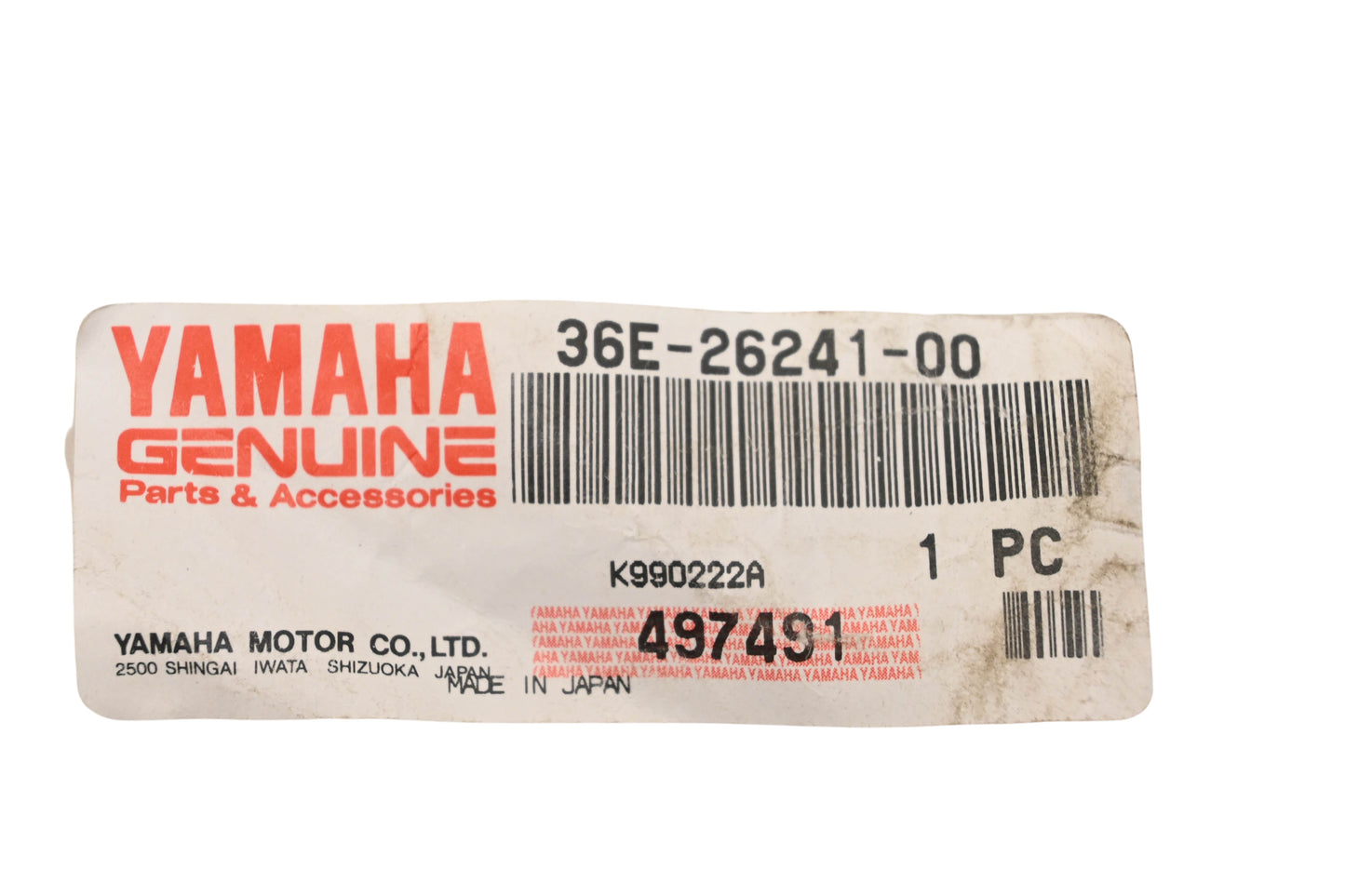 New OEM Yamaha 36E-26241-00-00 Red Lefthand Grip NOS