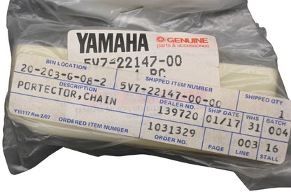 New OEM Yamaha 5V7-22147-00-00 Chain Protector NOS