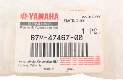 New OEM Yamaha 87M-47467-00-00 Track Guide Plate NOS