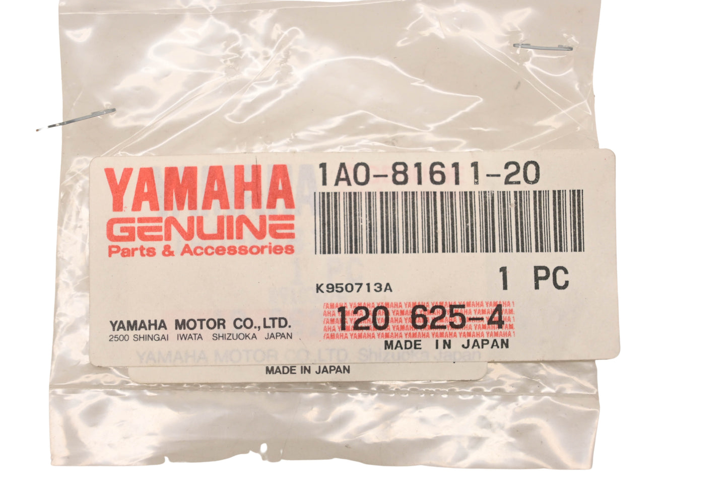 New OEM Yamaha 1A0-81611-20-00 Generator Brush NOS