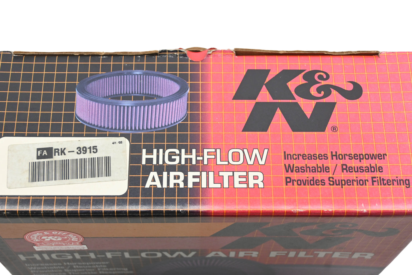 K&N RK-3915, FA RK-3915 Air Filter Kit NOS