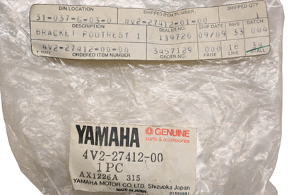 New OEM Yamaha 4V2-27412-00-00 Footrest Bracket NOS