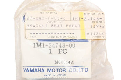 New OEM Yamaha 1M1-24748-00-00 Front Seat Bracket NOS