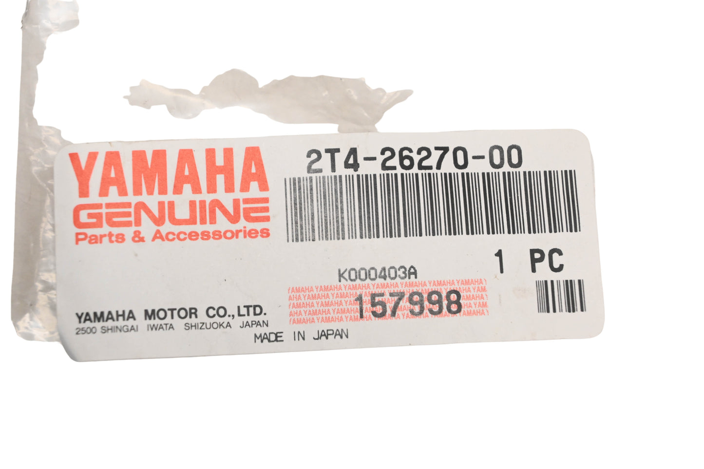 New OEM Yamaha 2T4-26270-00-00 Cable Connector Cap Kit NOS