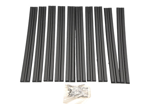 PowerMadd 23030 Black Marine Slider 1.5x15 Glide Bar Kit NOS