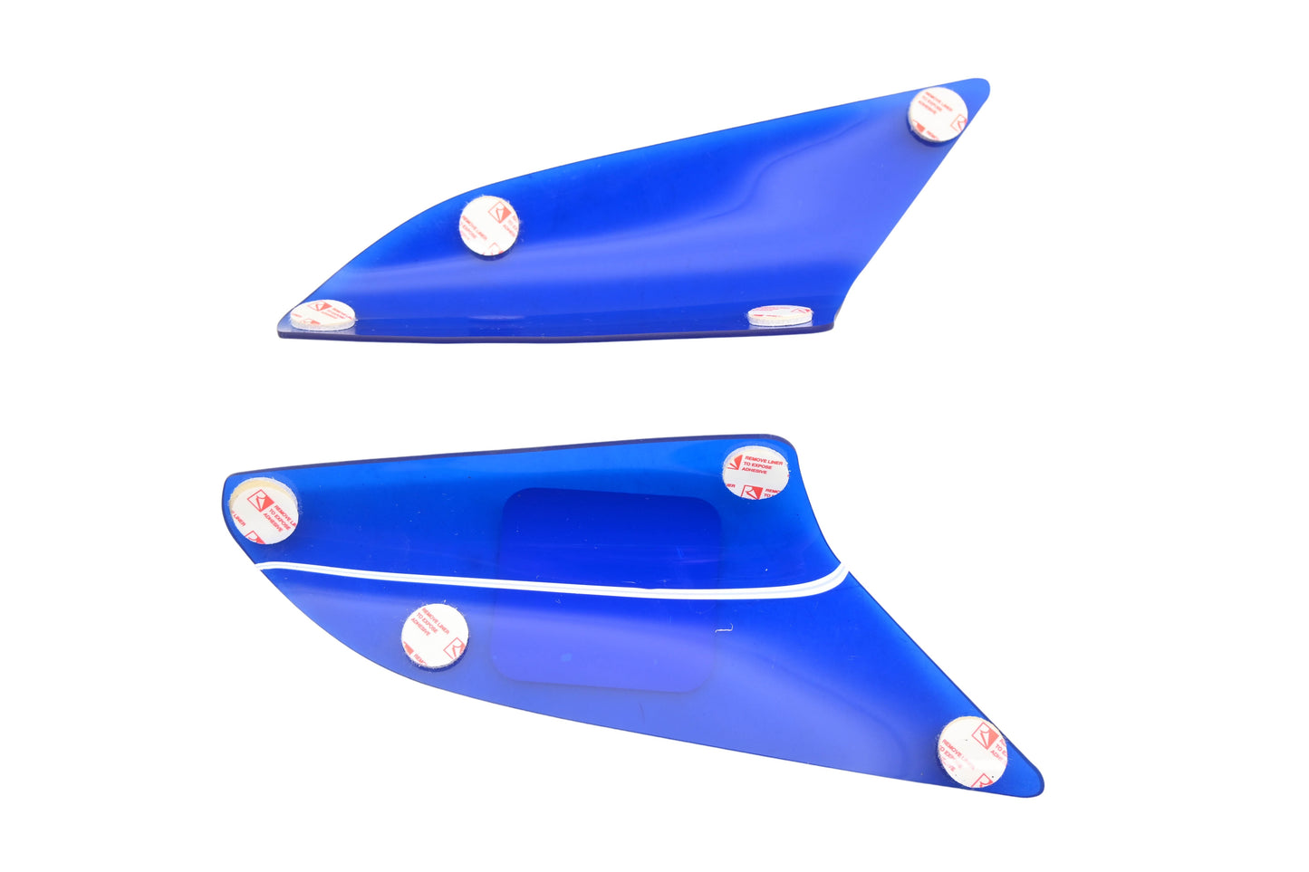 Sportech 50447010 RX-1 Chassis Blue Lightshield Headlight Cover Kit NOS