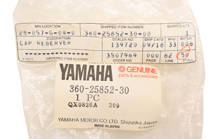 New OEM Yamaha 360-25852-30-00 Reservoir Cap NOS