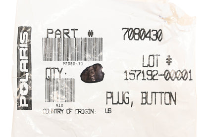 New OEM Polaris 7080430 Button Plugs Qty 2 NOS