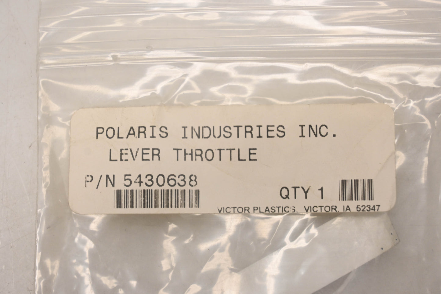 New OEM Polaris 5430638 Throttle Lever NOS