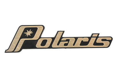 New OEM Polaris 5430640 Gold Logo Plaque NOS