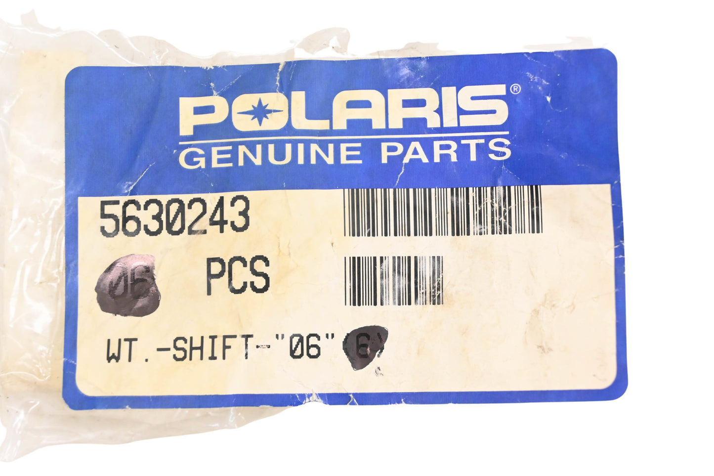 New OEM Polaris 5630243 Clutch Weight 06 NOS