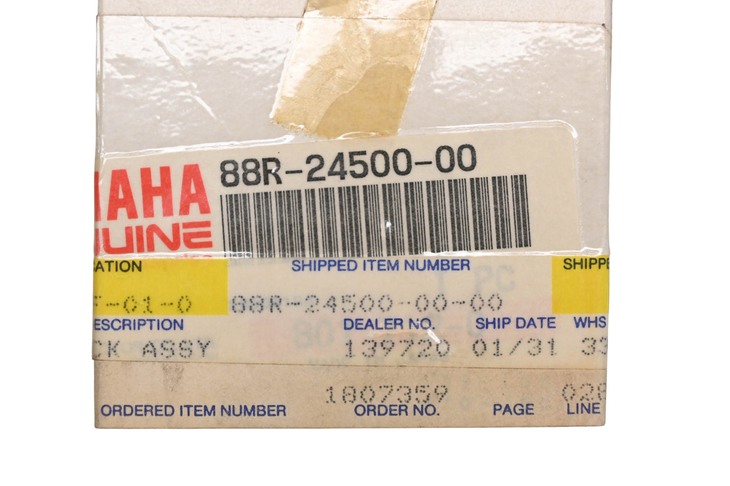 New OEM Yamaha 88R-24500-00-00 Fuel Petcock Valve Assembly NOS