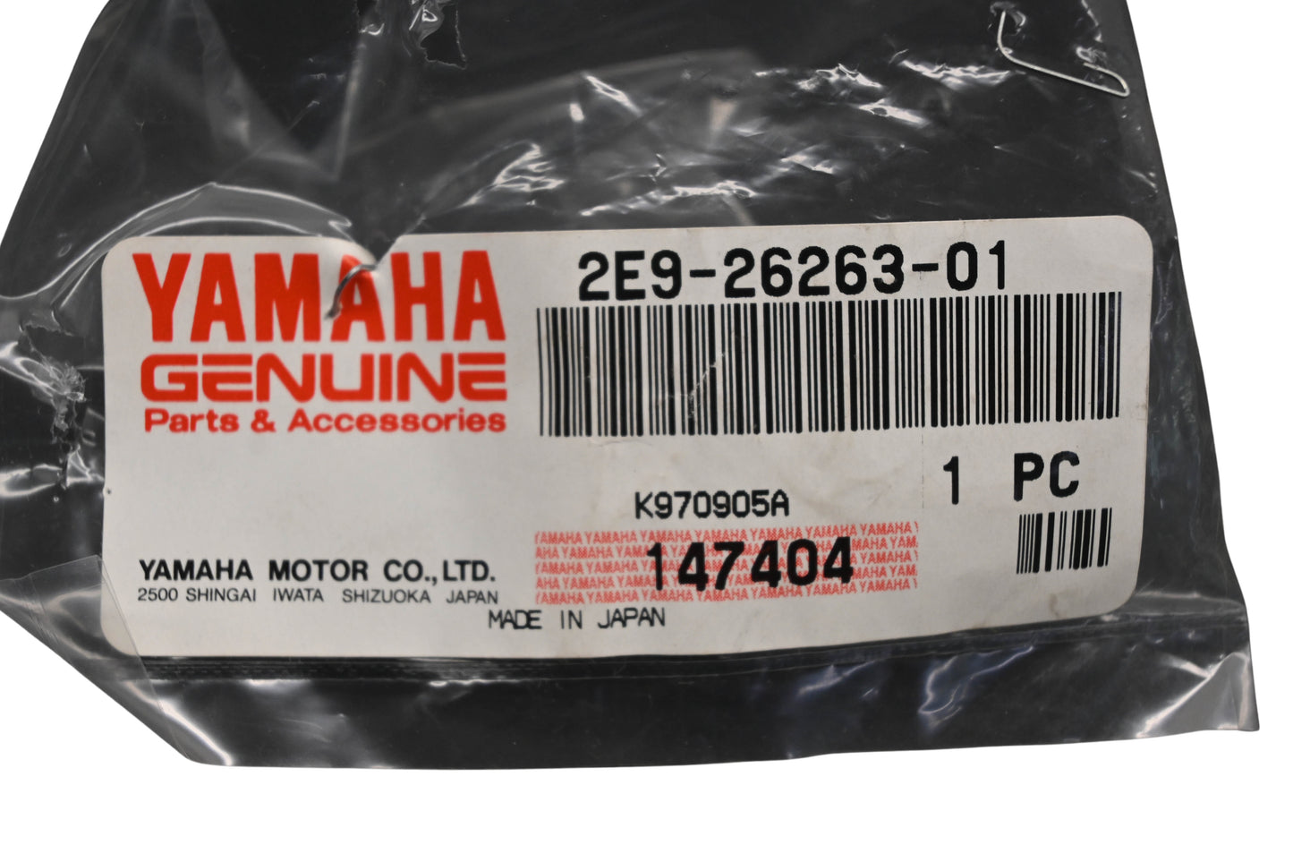 New OEM Yamaha 2E9-26263-01-00 Cable Connecting Piece NOS
