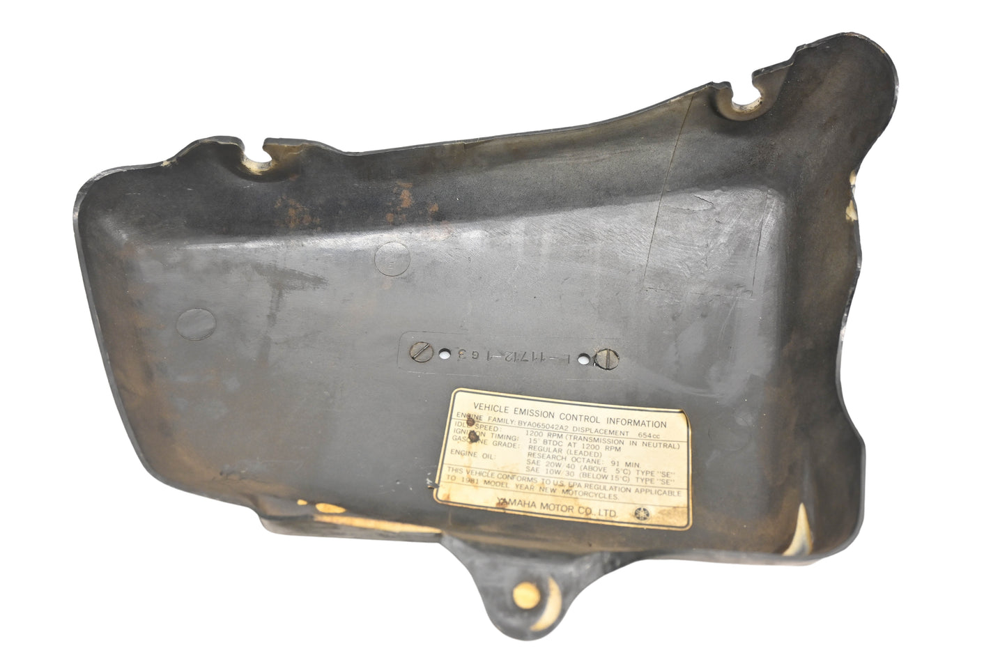 OEM Yamaha L-11712-1G3 Black Plastic Side Cover