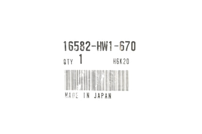 New OEM Honda 16582-HW1-670 Air Box Cover Gasket NOS
